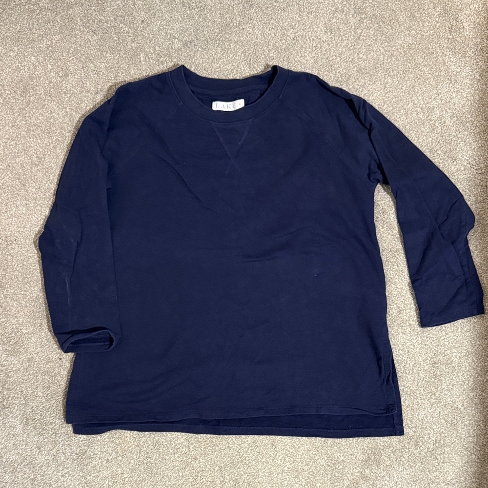 LAKE Navy Long Sleeve Shirt